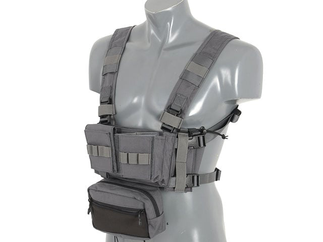 Micro MK3 Chest Rig - Wolf Grey di EMERSONGEAR