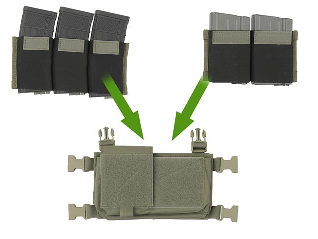 Micro MK3 Chest Rig - Coyote Brown di EMERSONGEAR