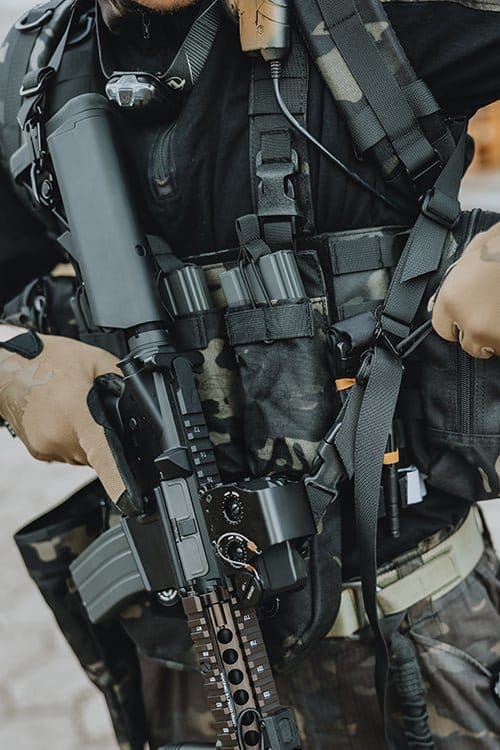 Buckle Up Modular Chest Rig di 8FIELDS