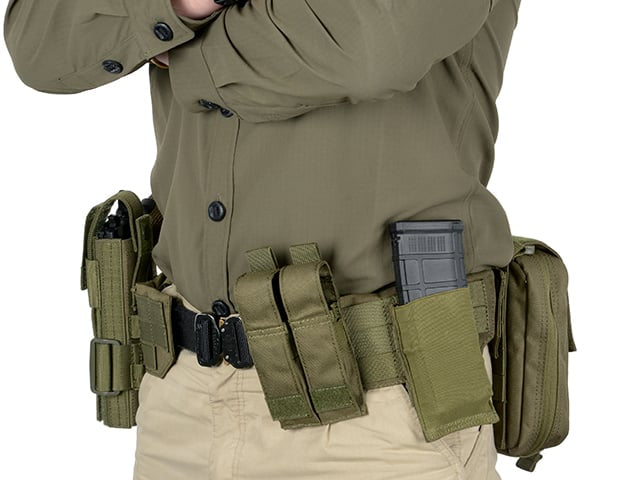 Belt Mounted MOLLE Panel - Black di 8FIELDS