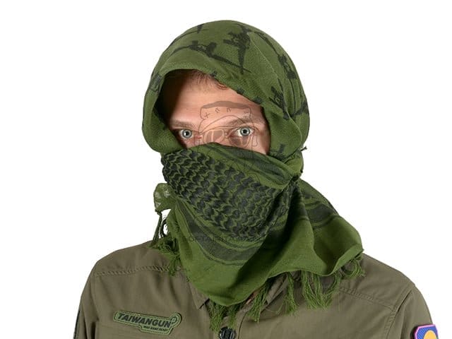 Shemagh M16 Pattern Grigio di EMERSONGEAR