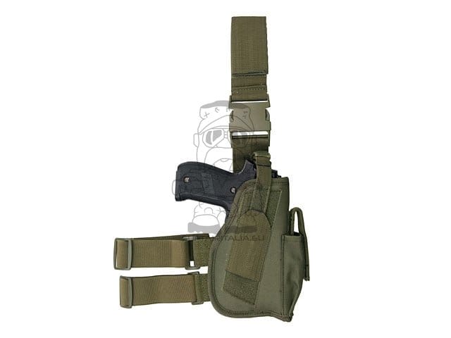 Fondina Drop Leg - Olive di 8FIELDS