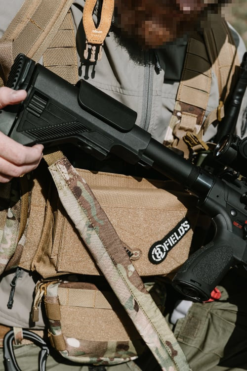 MOLLE Kangaroo Front-Panel Coyote di 8FIELDS