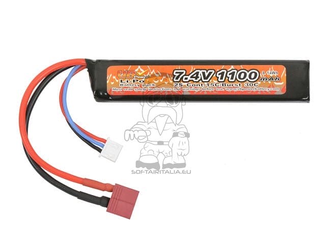 Batteria Li-Po 1100mAh 7,4V 15/30C di VICTORY BATTERY