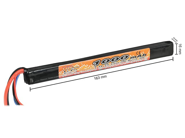 Batteria Li-Po 1000mAh 7,4V di VICTORY BATTERY