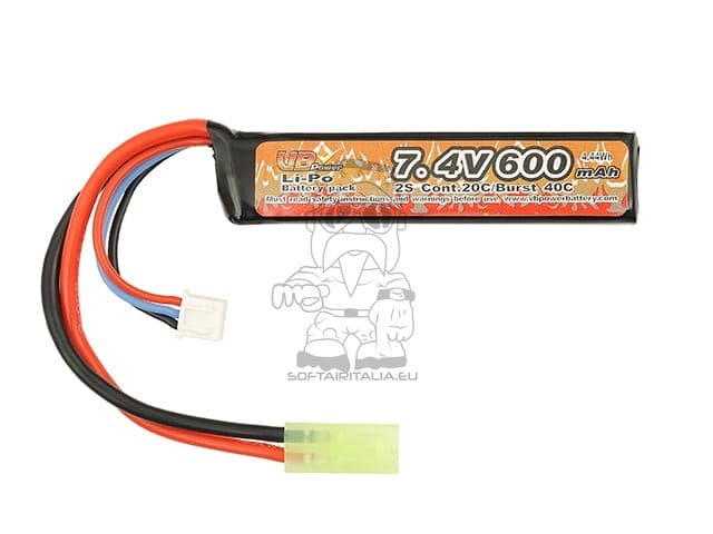 Batteria Li-Po 600mAh 7,4V di VICTORY BATTERY