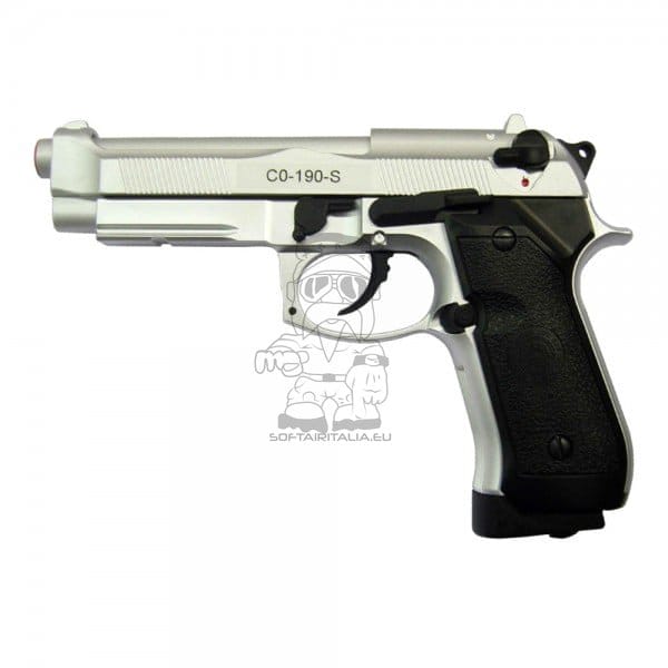 Pistola a CO2 Scarrellante Silver di HFC