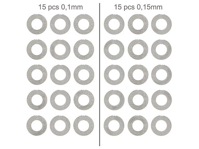 Shim Set 0.1mm e 0.15mm di SLONG AIRSOFT