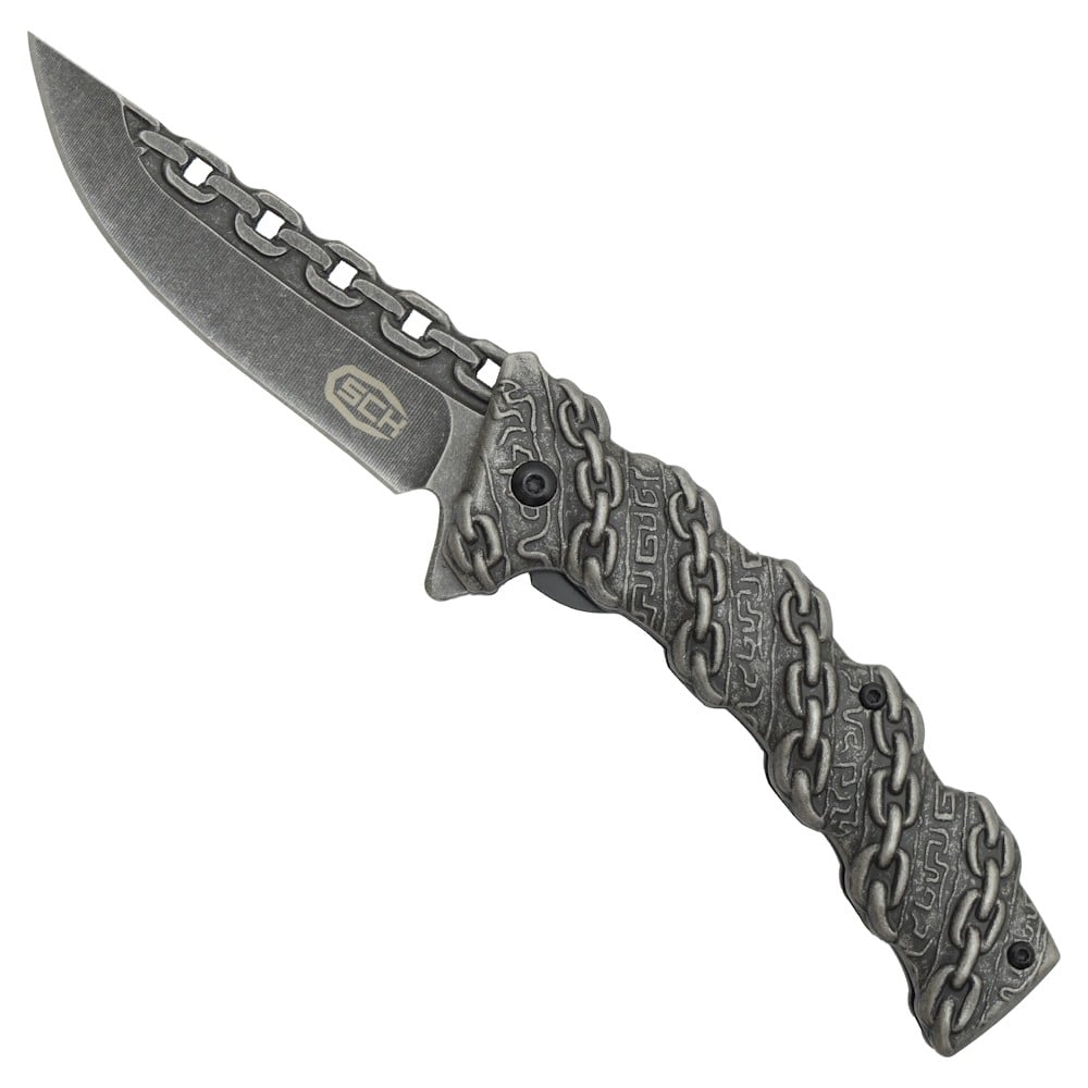 Coltello Tascabile con Apertura Assistita di SCK