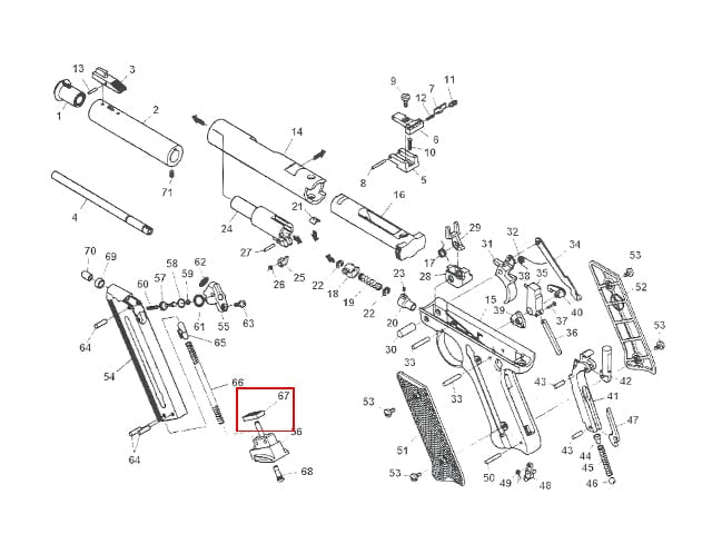 Base Seal per Caricatore MK1 di KJW