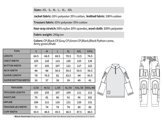 Uniforme da combattimento M Khaki di 8FIELDS