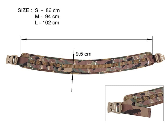 Cintura Tattica MOLLE di EMERSONGEAR