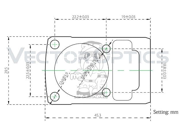 MOJ Frenzy Riser Mount di VECTOR OPTICS