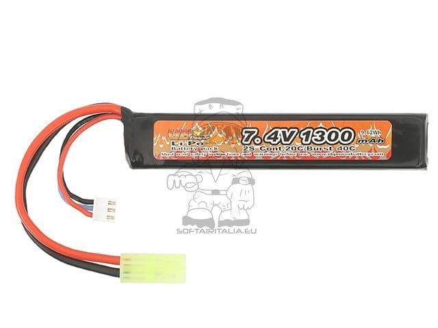 Batteria Li-Po 1300mAh 7,4V di 8FIELDS