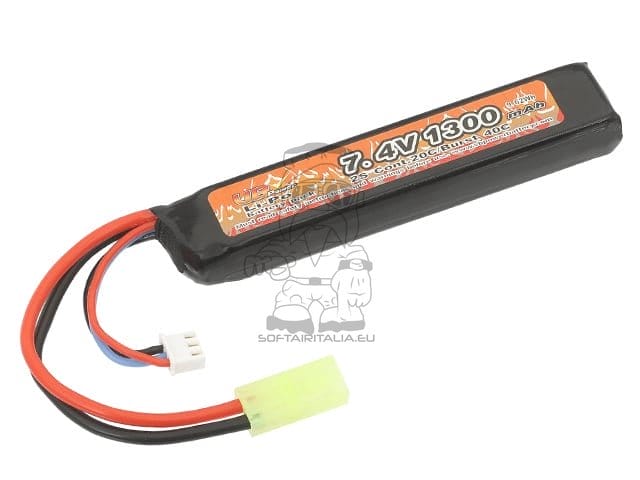 Batteria Li-Po 1300mAh 7,4V di 8FIELDS