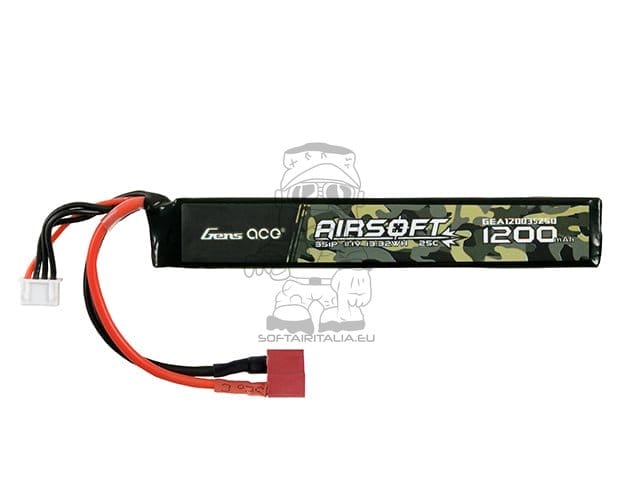 Batteria LiPo 25C 1200mAh 11.1V di GENS ACE