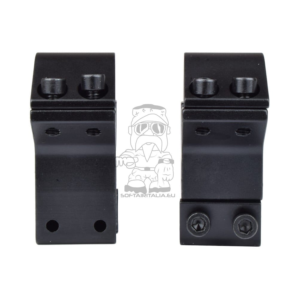 Anelli Alti 1" per Slitte 11mm di JS-TACTICAL