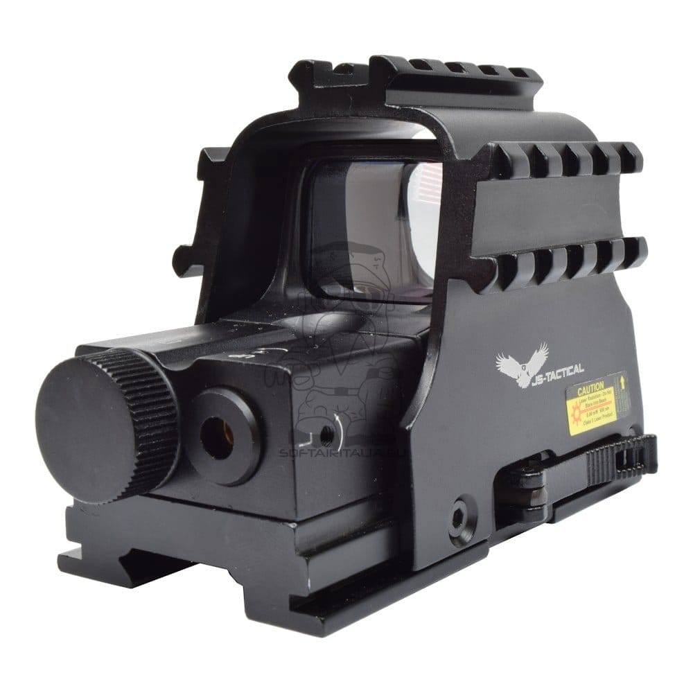 Red Dot Olografico con Laser Rosso di JS-TACTICAL