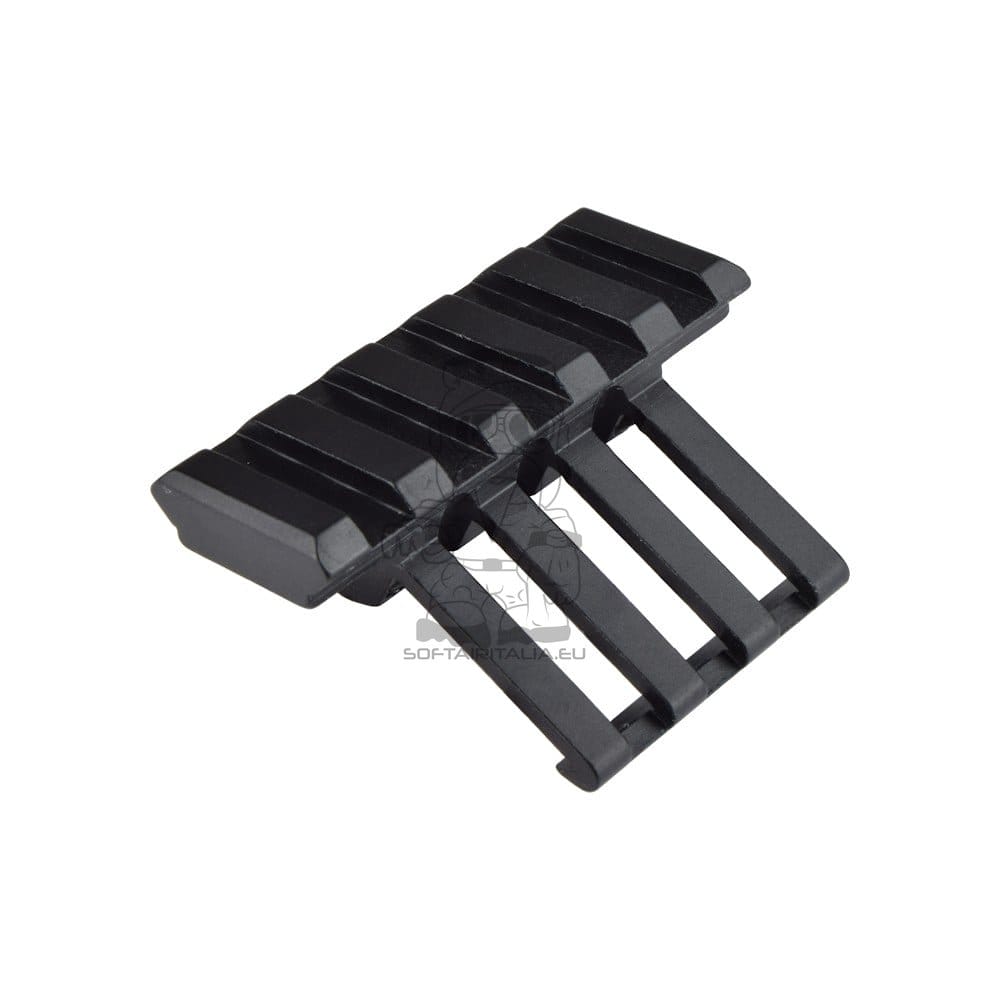 Slitta 20mm con attacco 45° nera di JS-TACTICAL