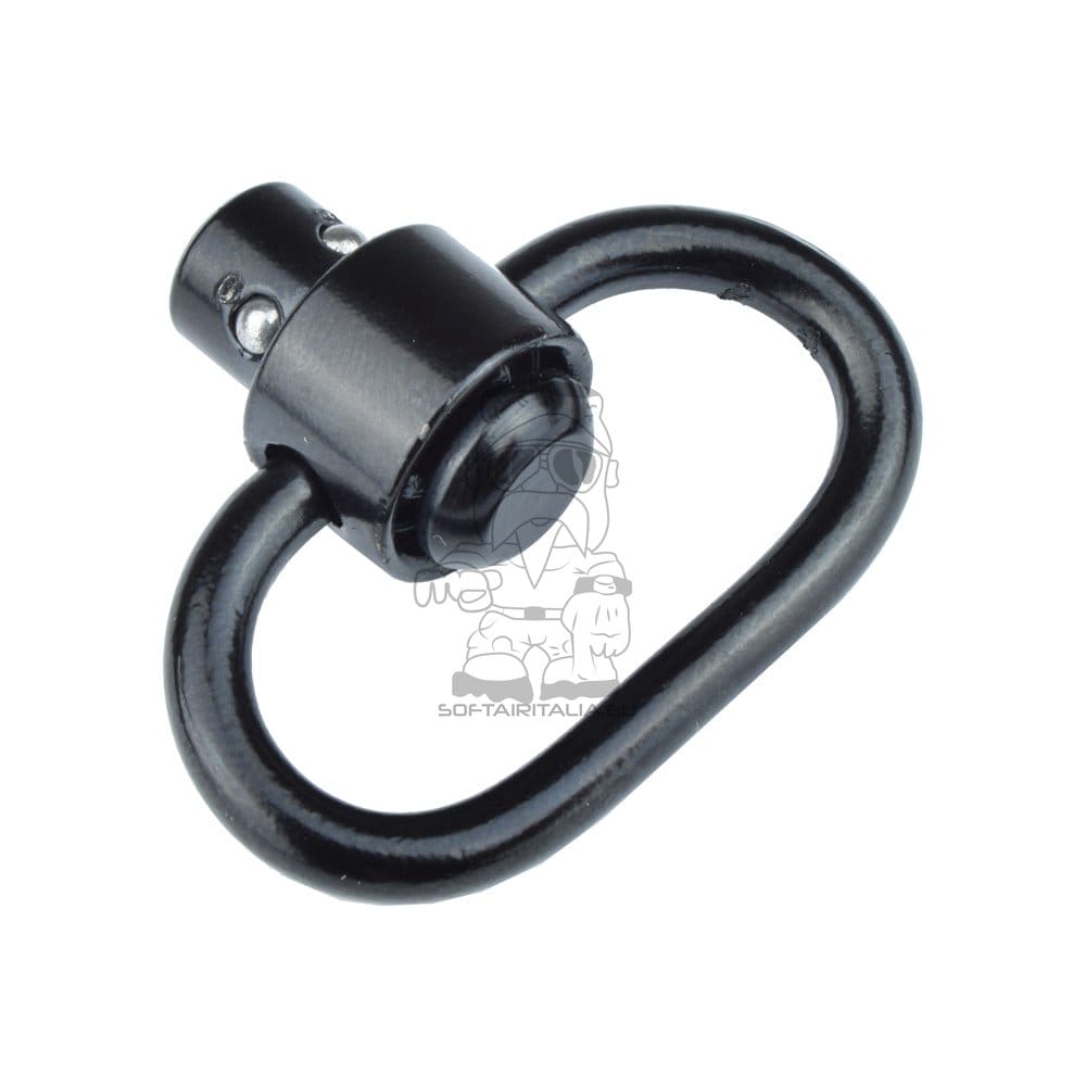 Gancio Cinghia QD Nero di JS-TACTICAL