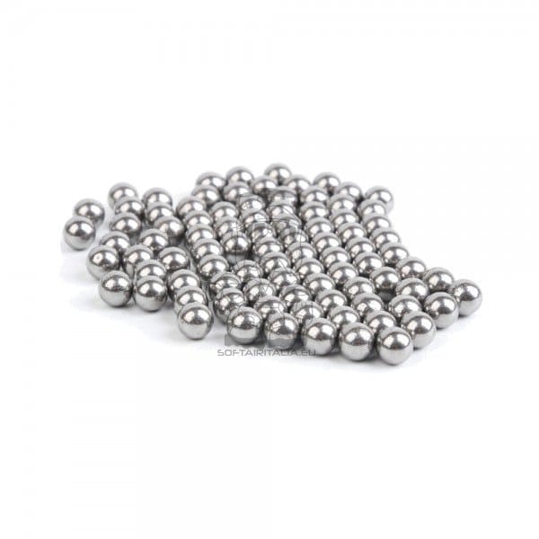 Set 100 Biglie in Acciaio 8mm di JS-TACTICAL