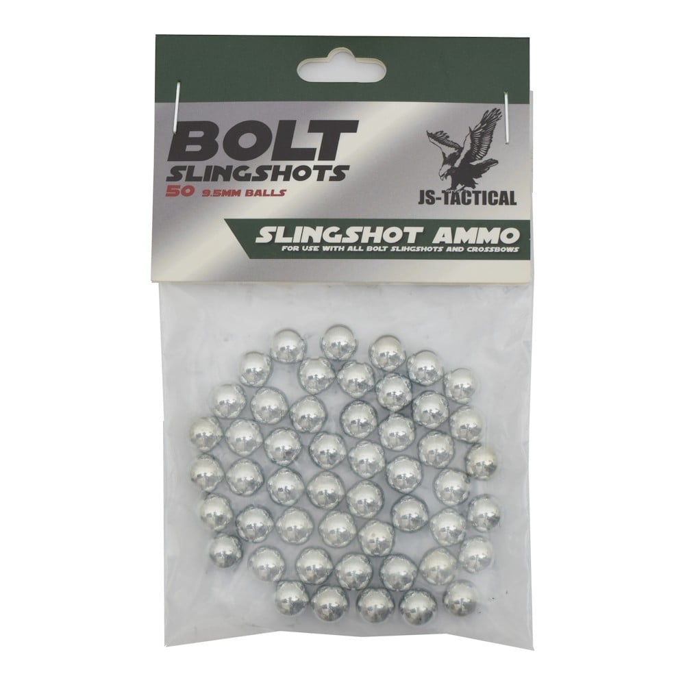Biglie in Metallo 9,5mm - Set da 50pz di JS-TACTICAL