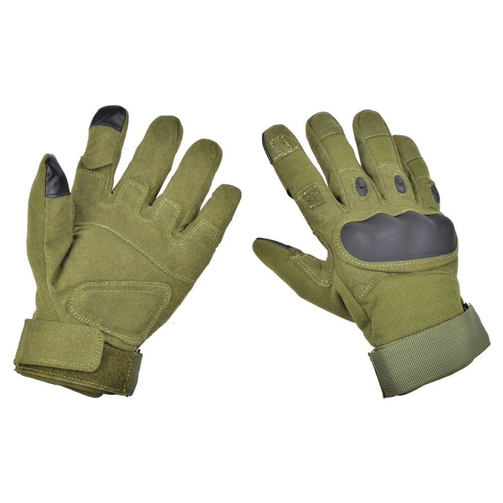 Guanti da Tiro Warrior 310 Olive Drab di JS-TACTICAL