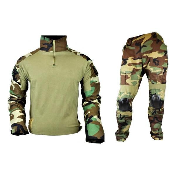 Mimetica JS Warrior Woodland S di JS-TACTICAL