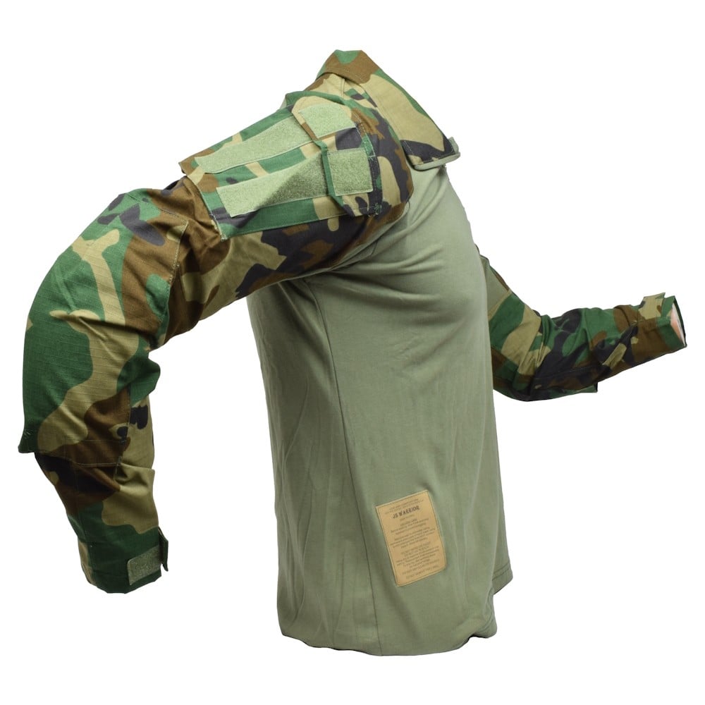 Mimetica Combat JS Warrior Woodland XXL di JS-TACTICAL