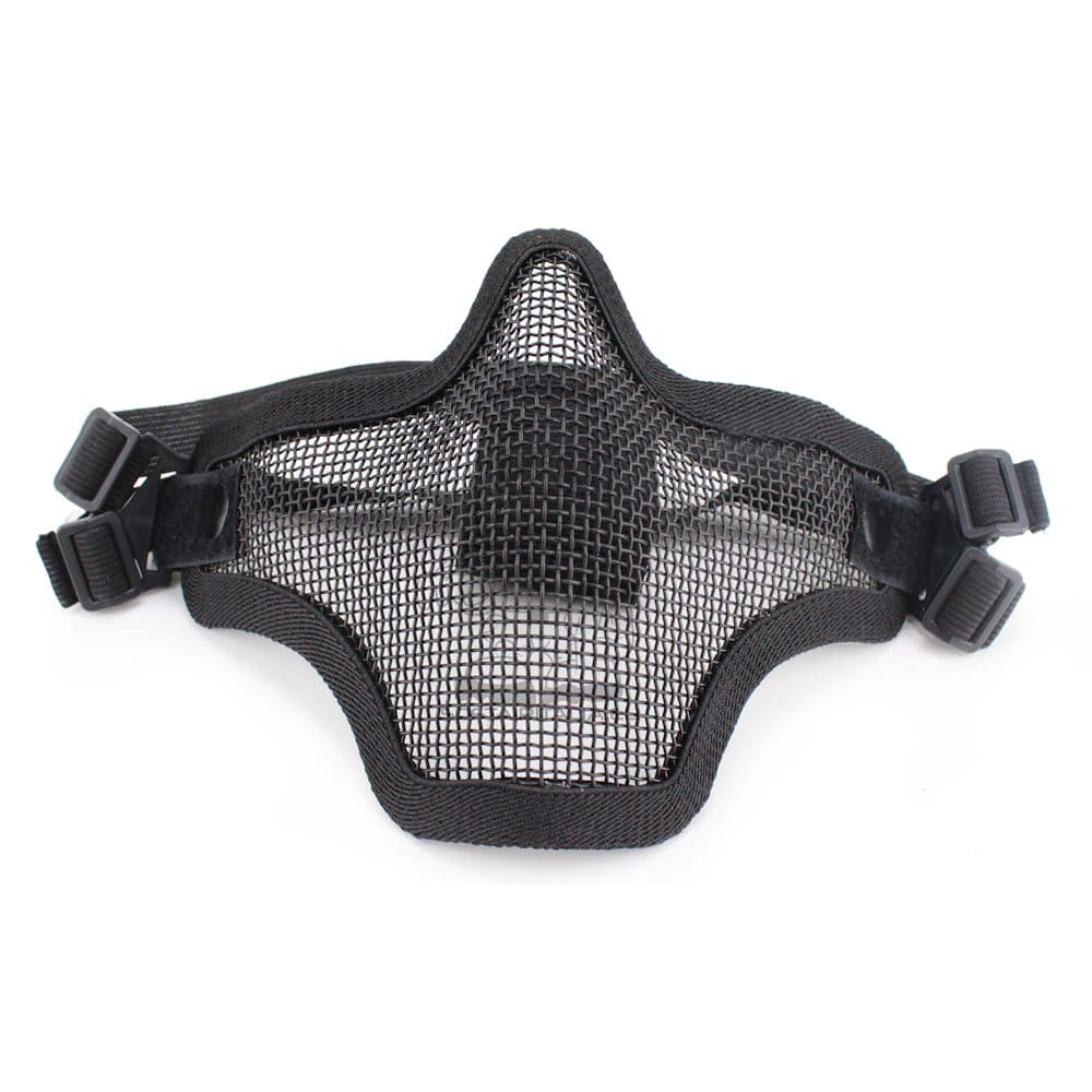 Maschera con Rete Metallica Nera di WOSPORT