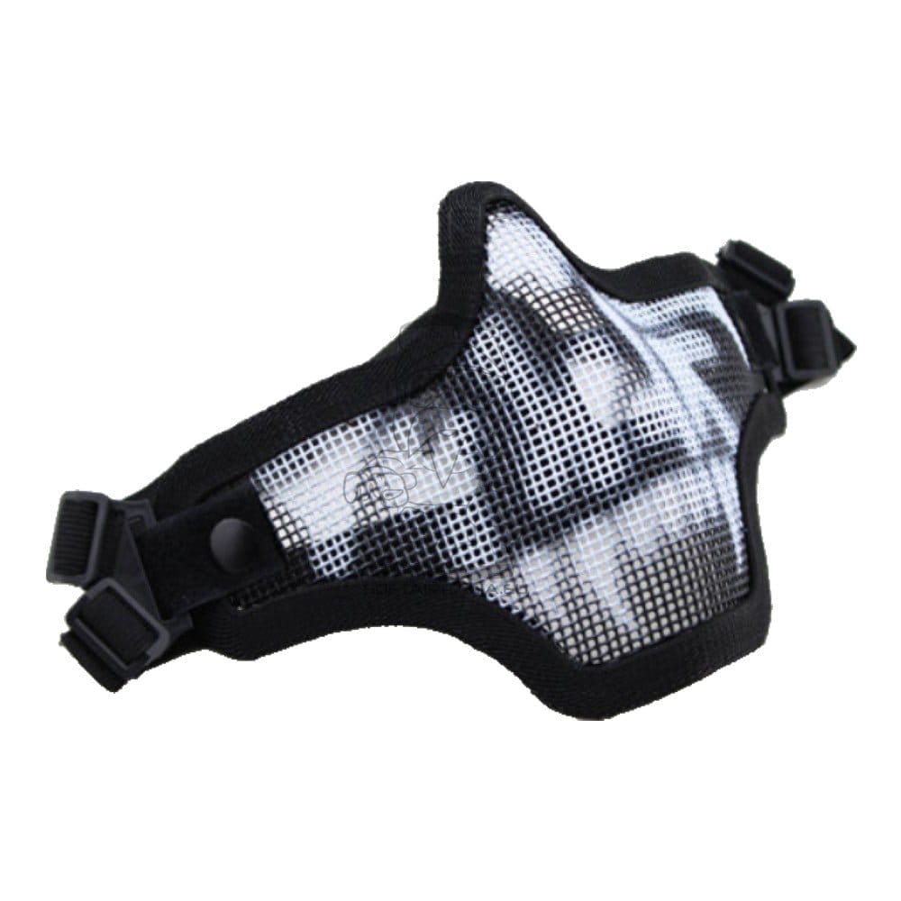 Maschera con Rete Metallica Nera di WOSPORT