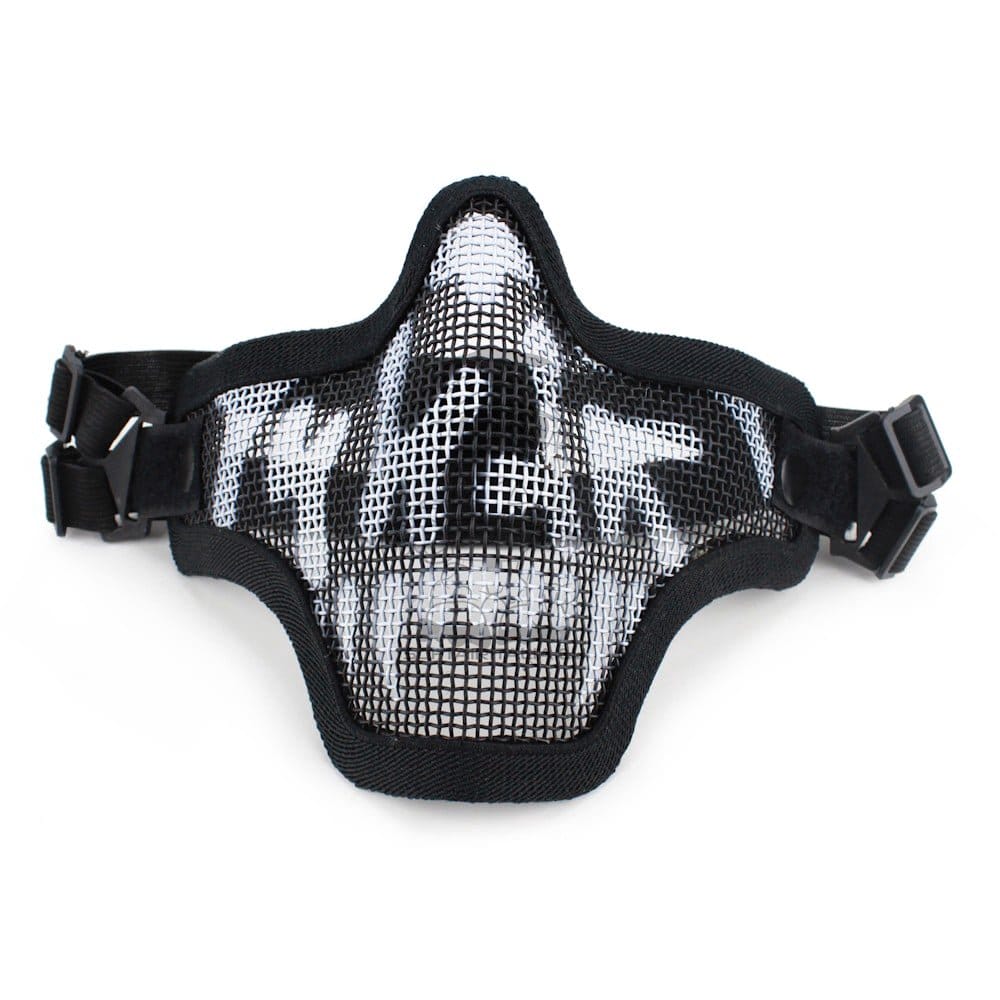 Maschera con Rete Metallica Nera di WOSPORT