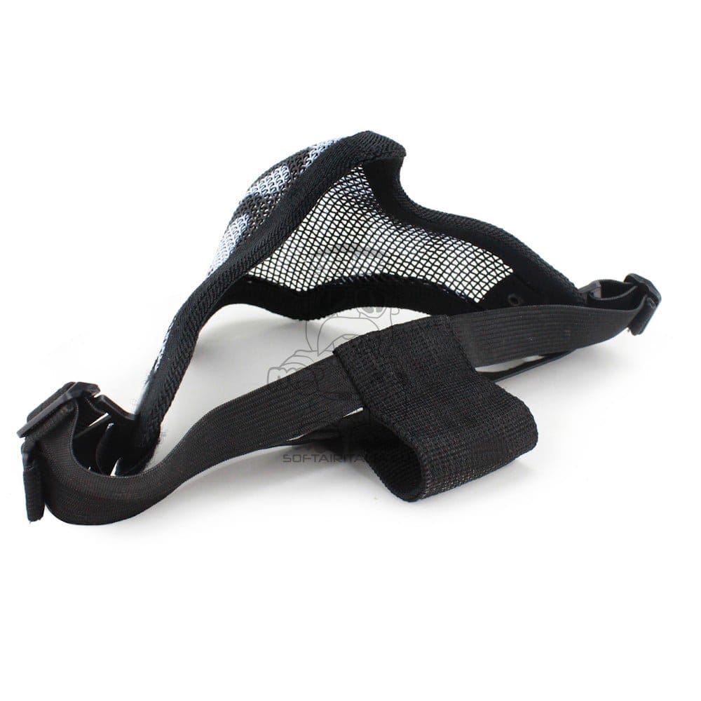 Maschera con Rete Metallica Nera di WOSPORT
