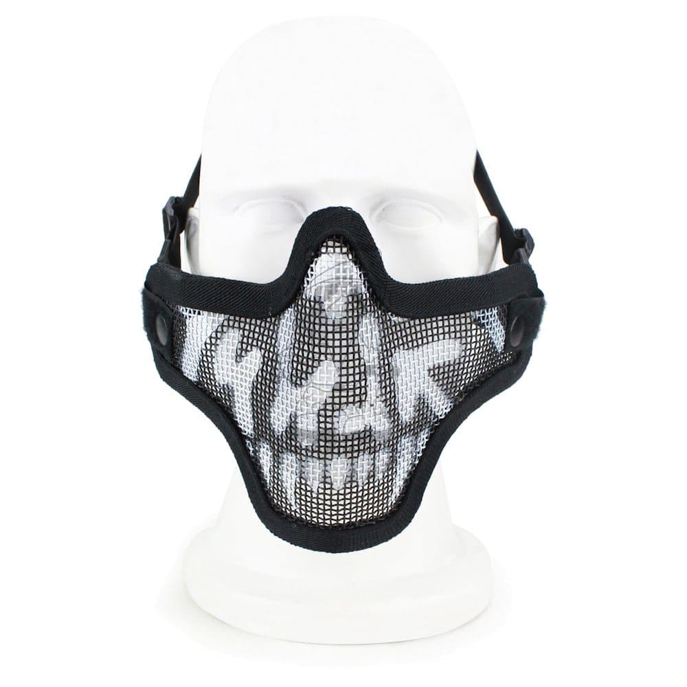 Maschera con Rete Metallica Nera di WOSPORT