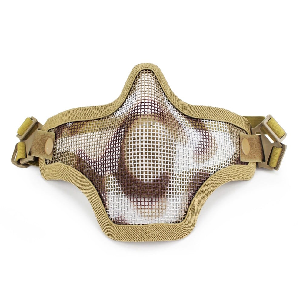 Maschera con Rete Metallica Desert di WOSPORT