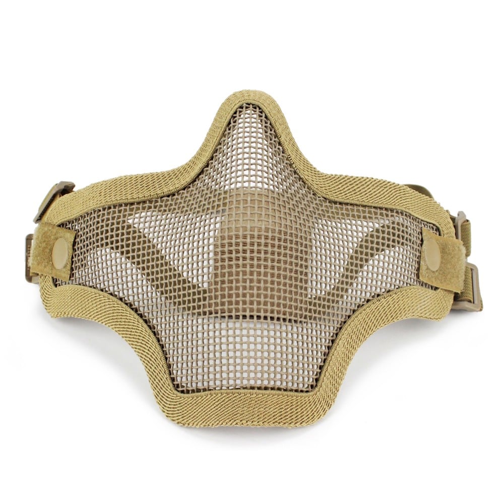 Maschera con Rete Metallica Tan di WOSPORT