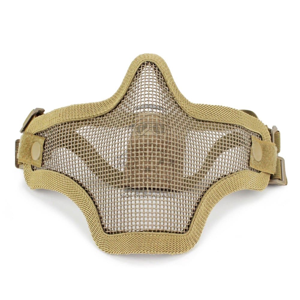 Maschera con Rete Metallica Tan di WOSPORT