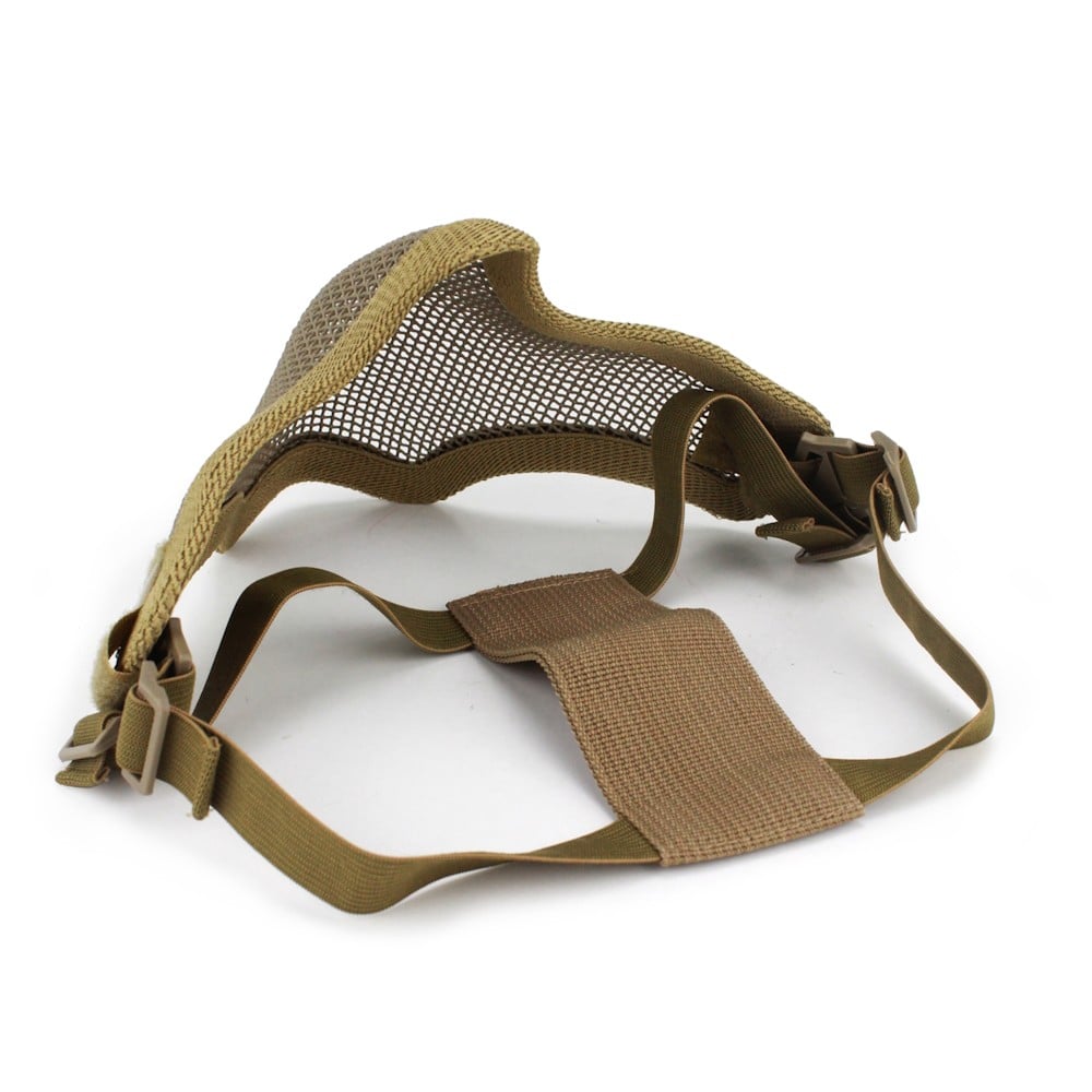 Maschera con Rete Metallica Tan di WOSPORT