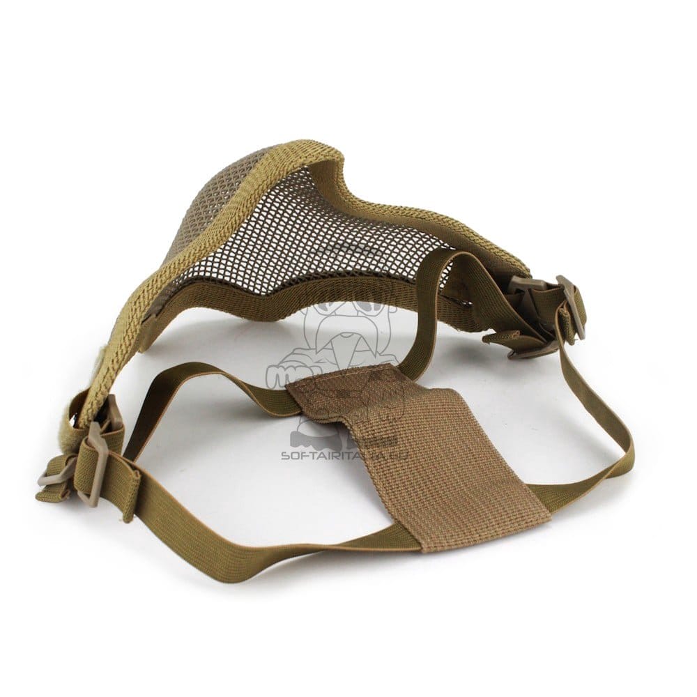 Maschera con Rete Metallica Tan di WOSPORT
