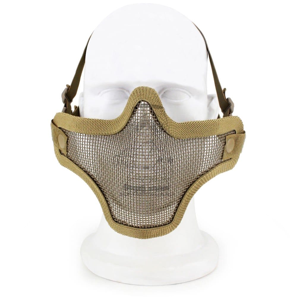 Maschera con Rete Metallica Tan di WOSPORT