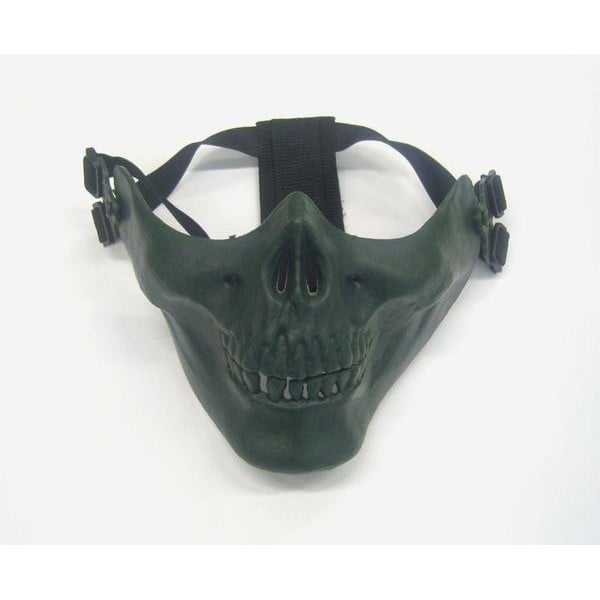 Maschera Zoombie Metà Viso Verde di ROYAL