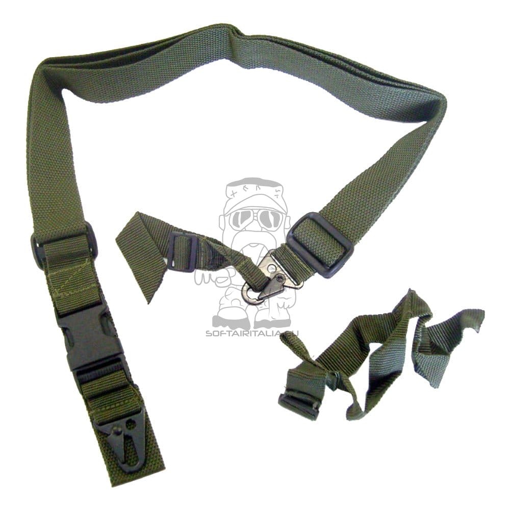 Cinghia a Tre Punti Olive Drab di WOSPORT