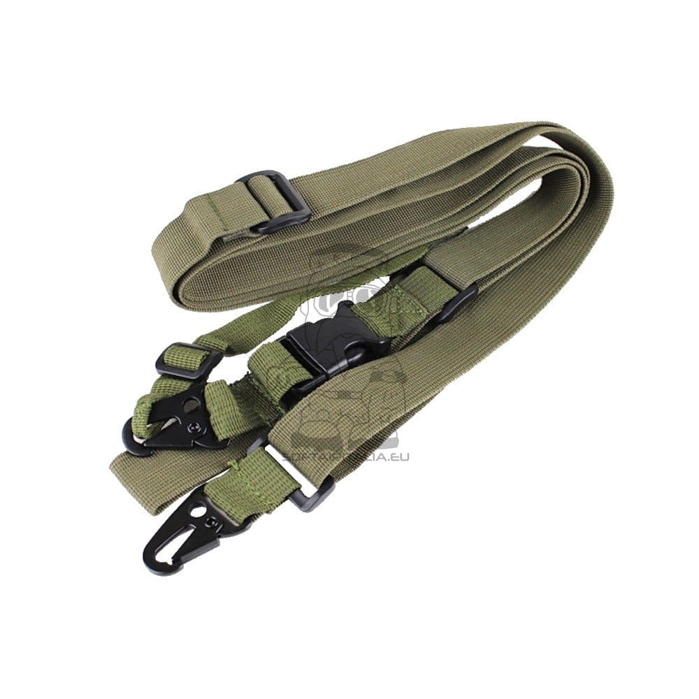 Cinghia a Tre Punti Olive Drab di WOSPORT