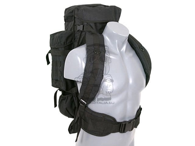 Zaino Tattico 40L - Nero di 8FIELDS