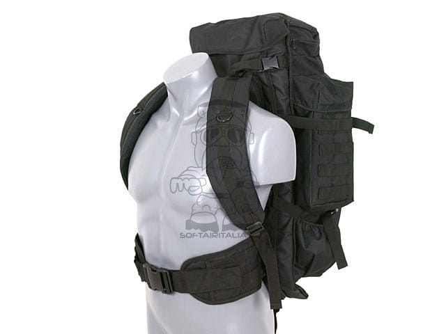 Zaino Tattico 40L - Nero di 8FIELDS