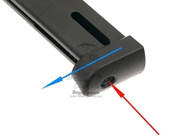 Caricatore CO2 per M9 di KJW