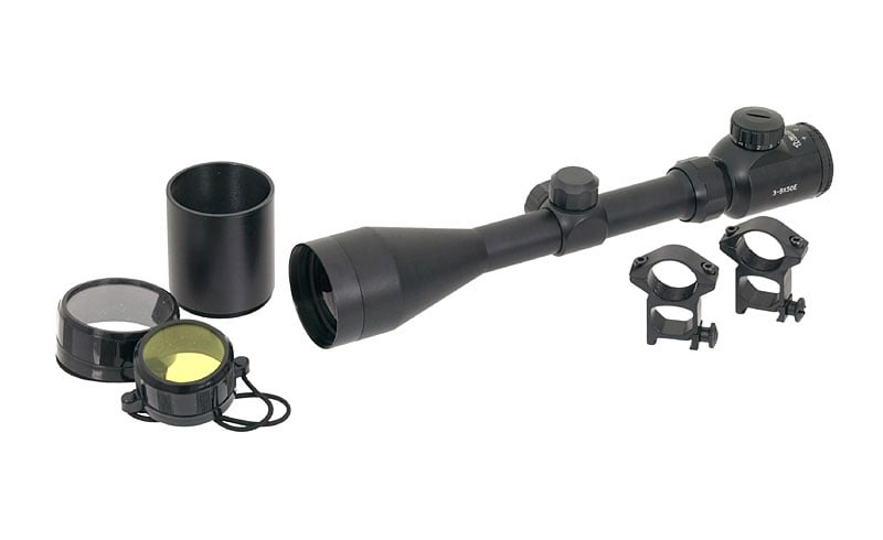 Telescopio 3-9x50E con reticolo illuminato di PCS
