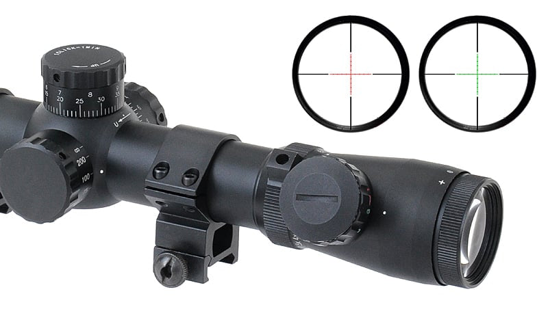 Scope M3 3.5-10x50 con reticolo illuminato di PCS