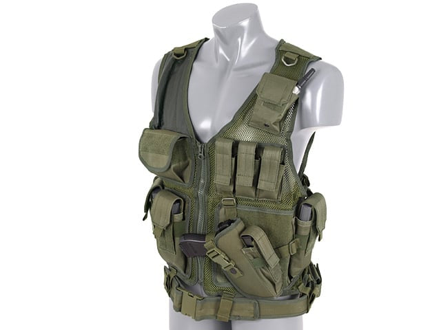Gilet Tattico Olive di 8FIELDS