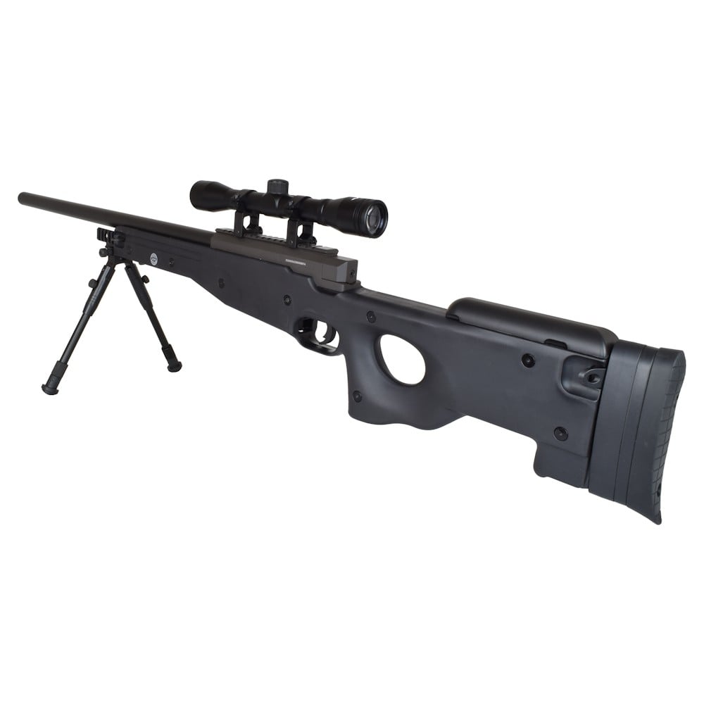 Fucile Sniper a Molla con Bipiede e Ottica 4x32 di WELL